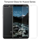 Защитное стекло 9H HD для Huawei Y5 ii Y6 Pro 2017 Y3 2018 Y7 Prime, Защита экрана для Huawei P Smart Plus на Y6 ii Y3 ii