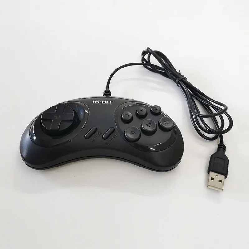 Игровой контроллер с USB-кнопками для USB SEGA держатель джойстика ПК MAC Mega Drive