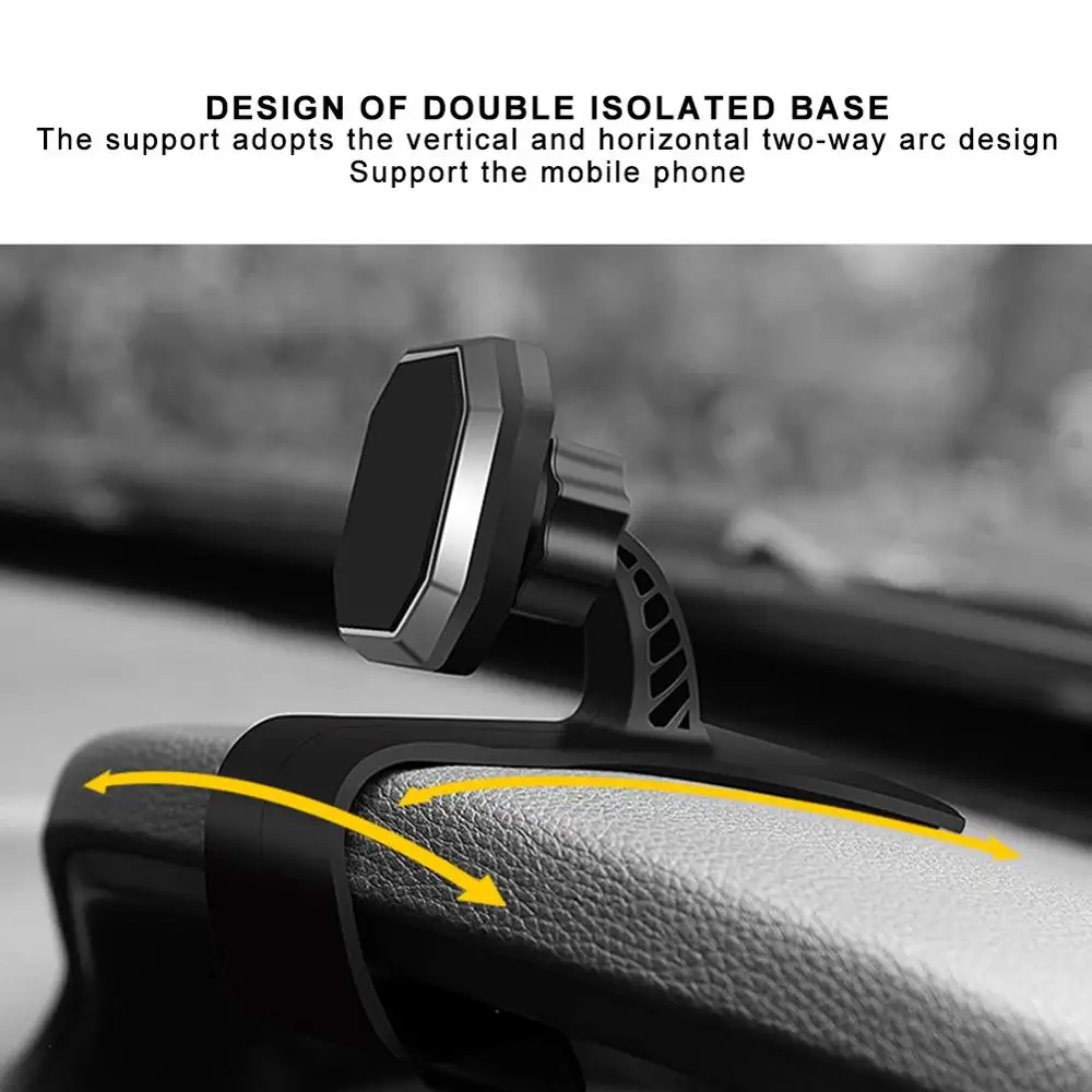 Магнитный держатель для телефона автомобиля мобильного с возможностью поворота