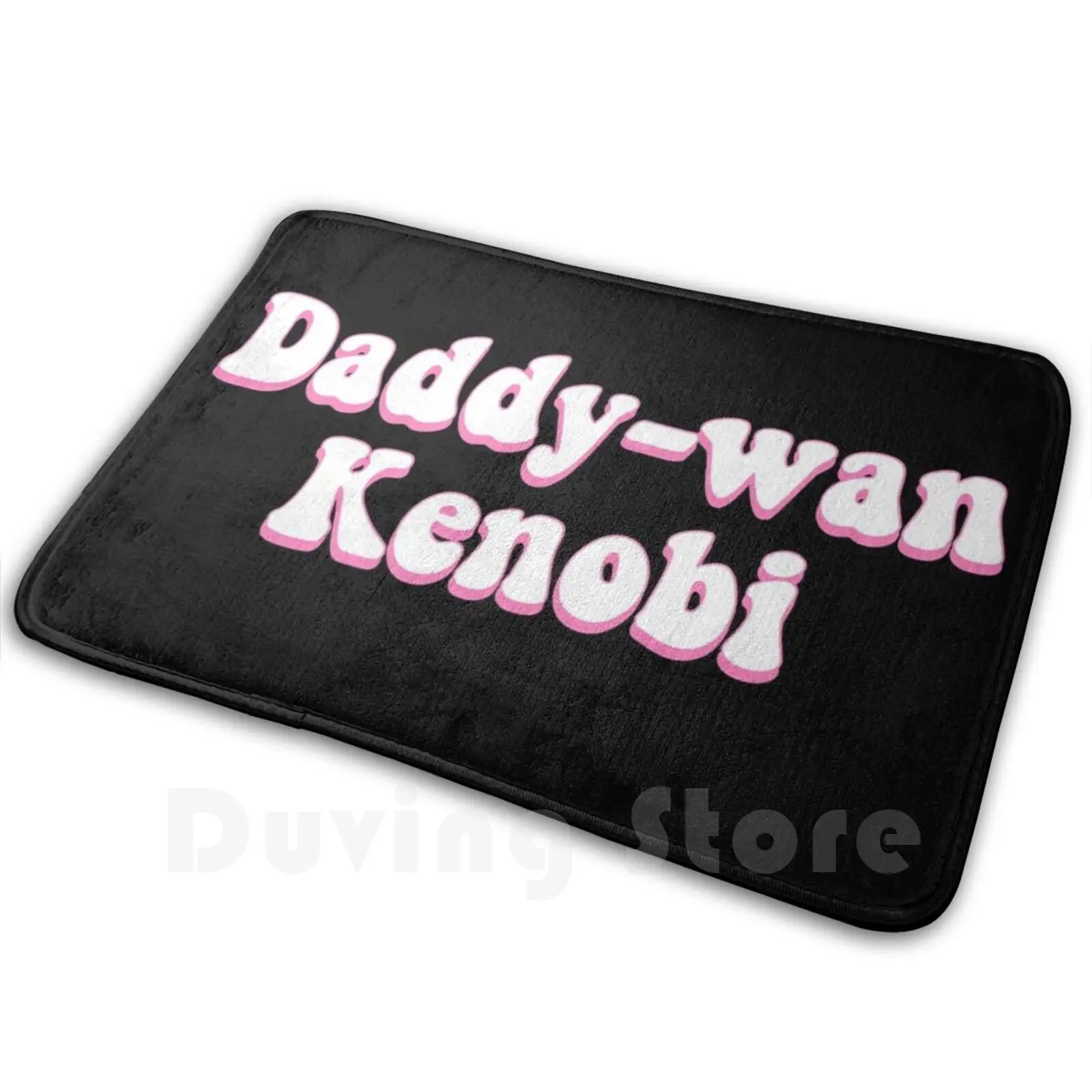 

Коврик для спальни, папа-Ван, Кеноби, противоскользящий, розовый, Анакин