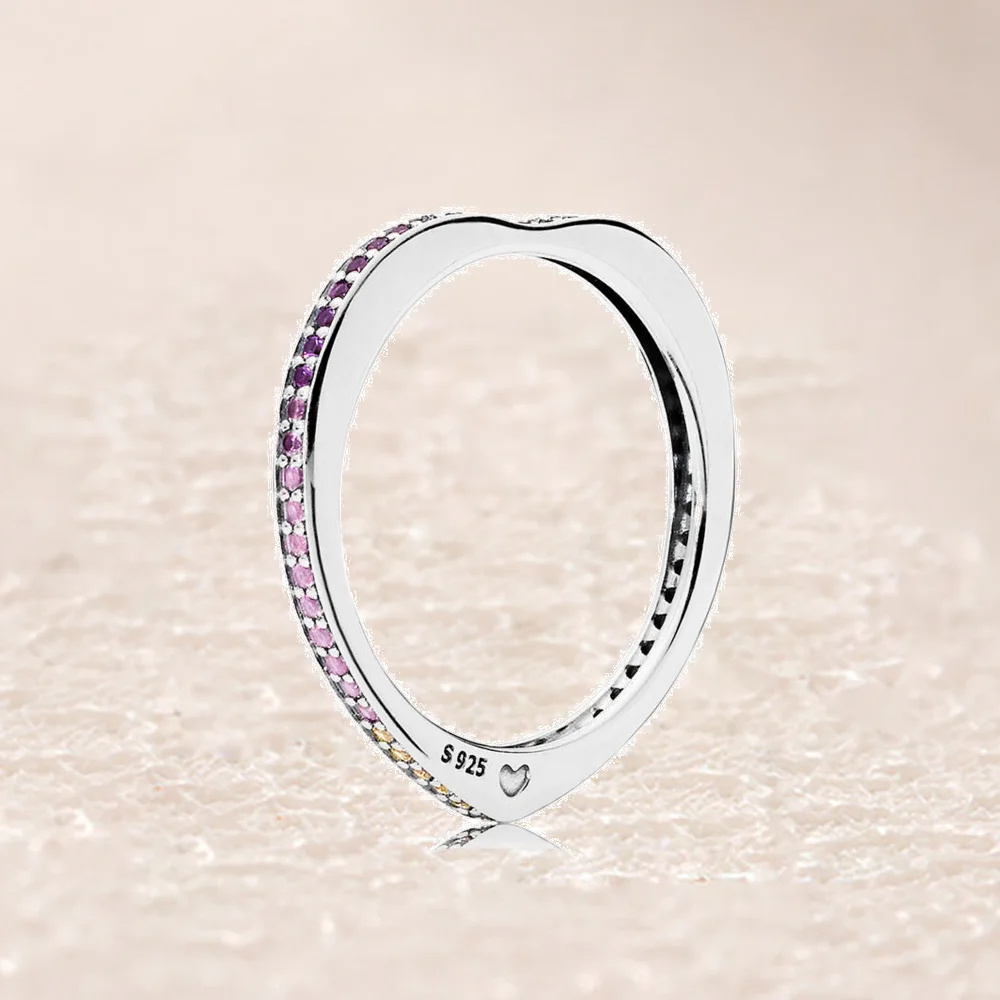 

197095NRPMX RAINBOW ARCS OF LOVE RING