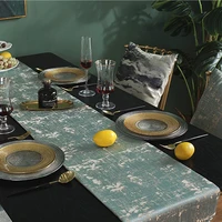 luxury chinese style table runner tassel tablecloth placemat cloth mat home party decorations