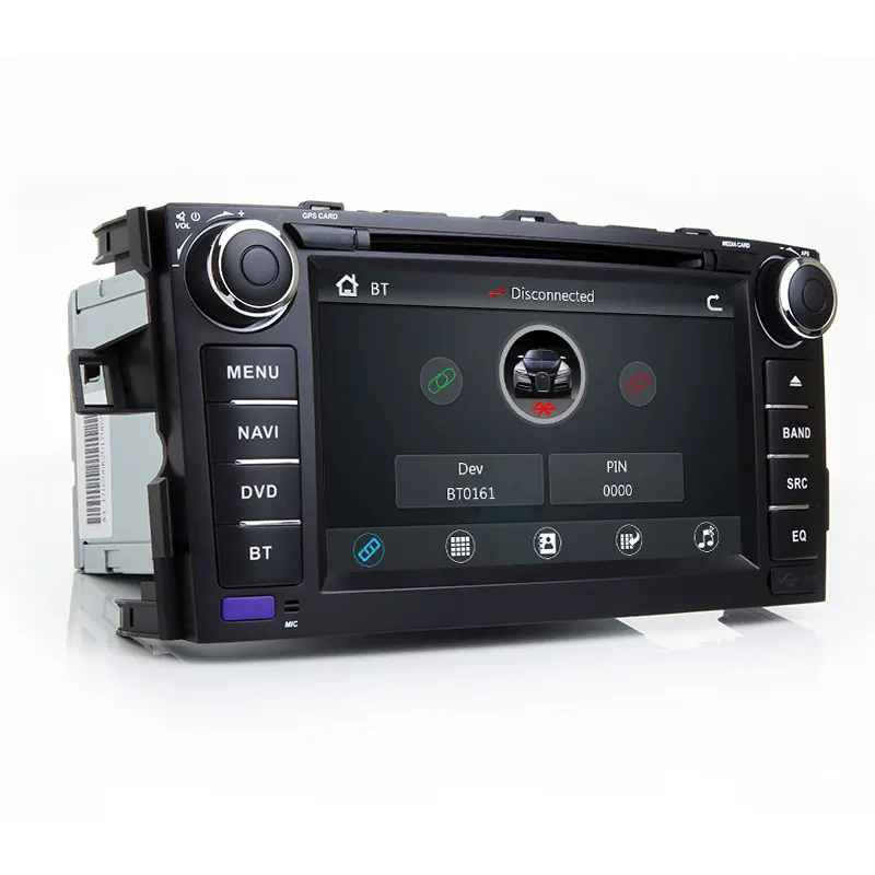 AutoRadio 2 Din Car DVD Player For Toyota AURIS Corolla Altis 2012 2013 Multimedia GPS Tape Recorder Stereo Navigation | Автомобили и