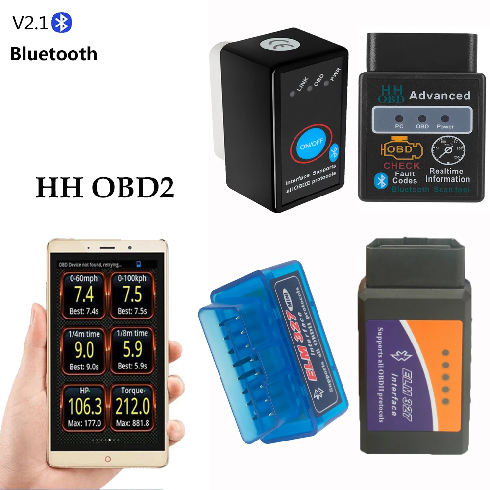 Мини OBD2 Elm 327 Bluetooth V2.1 для BMW E90 E91 E92 E93 M3 E64 F12 F20 X3 Torque Doctor ELM327 OBDII автоматический