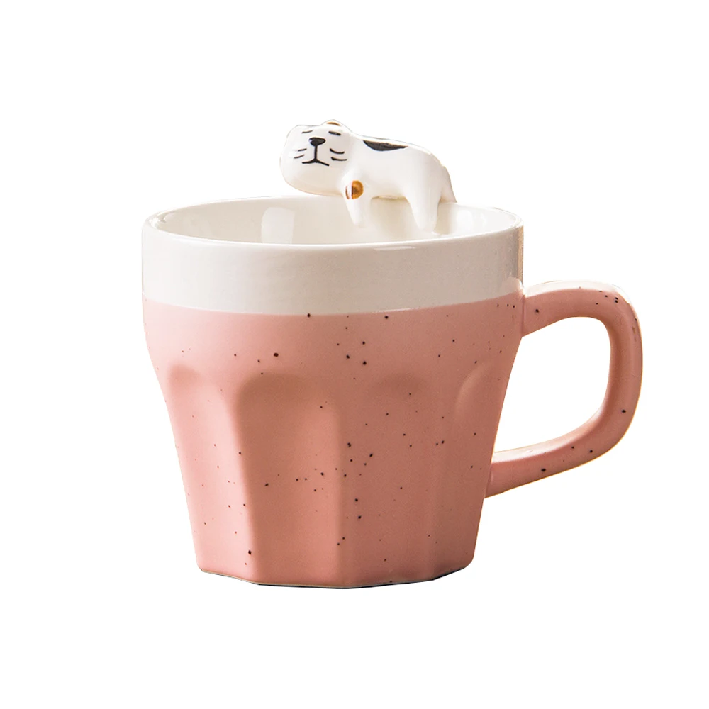 Милый Кот кружки кофе или чай мультфильм чашки с животными для ребенка подарок