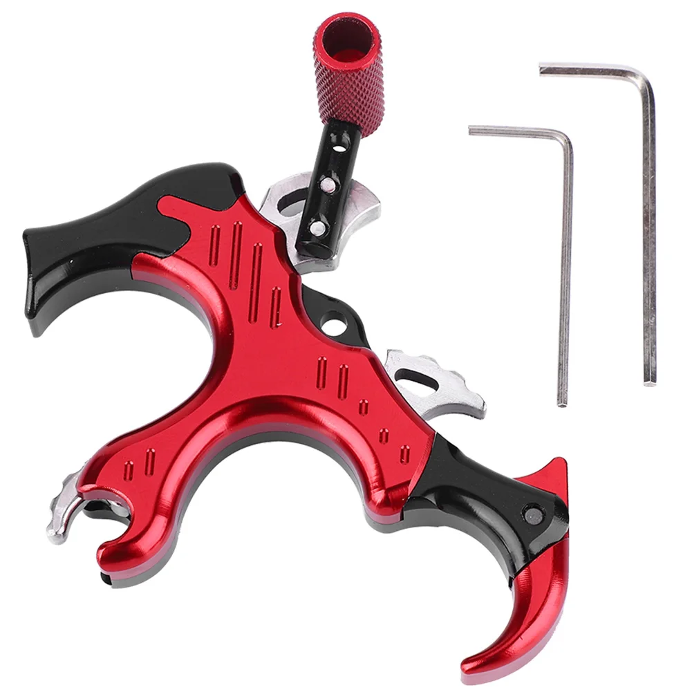 

Archery Arrow Release Aids Finger Grip Caliper for Compound Hunting Bow Accessory