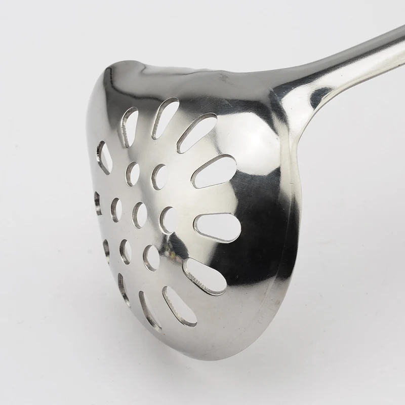 OBR ложка для супа Черпак из нержавеющей стали кухонный фильтр косая с длинной