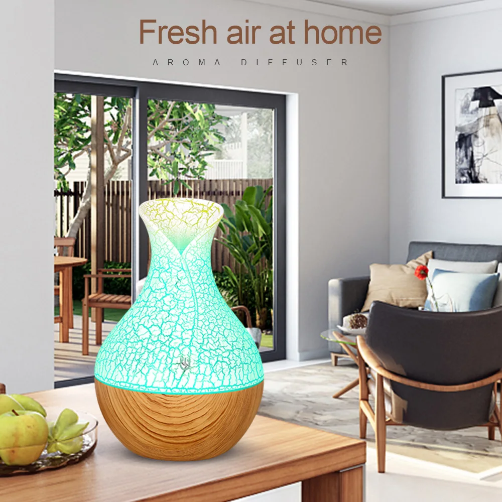 

USB 130ml Electric Humidifier Aroma Oil Diffuser Ultrasonic Air Humidifier Aromatherapy LED Light Mist Maker for Home
