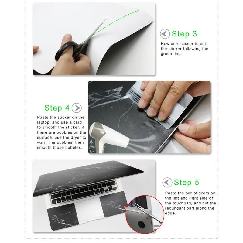 Мрамор зерна ноутбук наклейки для тела 15 6 &quotнаклейки ноутбуков 15&quot компьютер