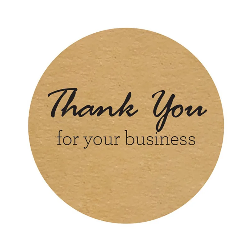 Круглые Стикеры 500 шт. спасибо за ваш заказ наклейки с сердечком шоппинг