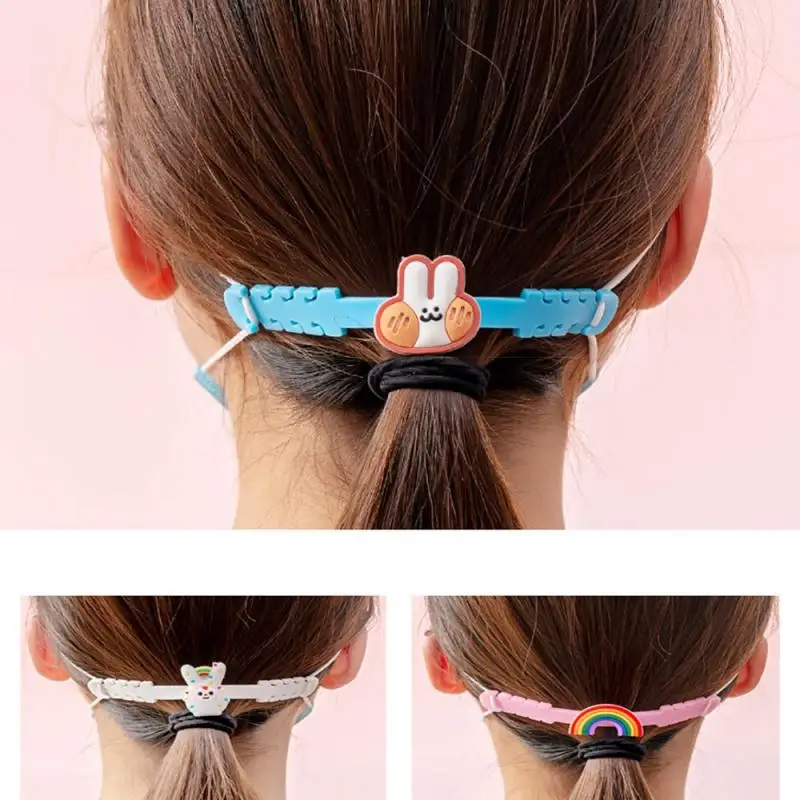Silicone Mask Extender Strap Holder Extension Ear Hook Protector Children Adjustable Anti-Slip Face Masks Pain Relieved | Дом и сад