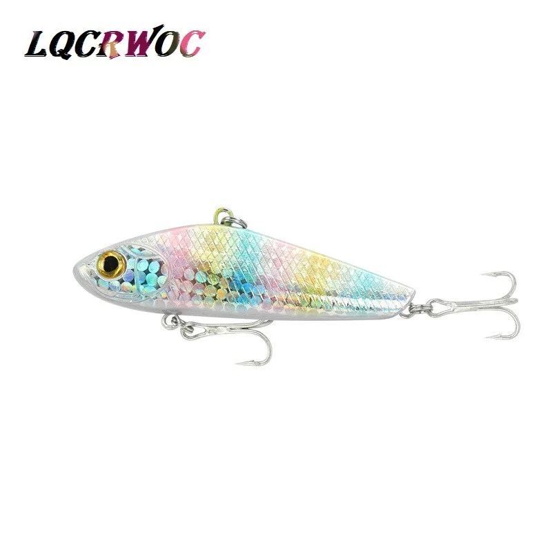

NEW 70mm 23g VIB fishing lure vibration light jigging hard bait swing sinking ice fish crankbait pesca whopper plopper swimbait