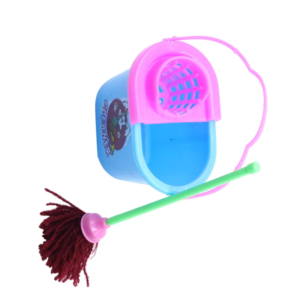 9 шт. девушка домашние Забавные куклы мебель набор чистящих средств для ухода за