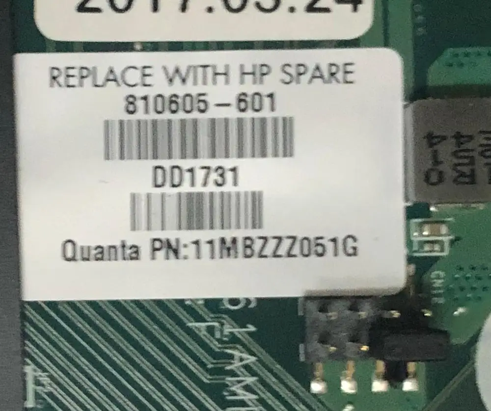 810605 601 для HP 23 сенсорная настольная материнская плата DAN61AMB6F0 все в одном 11MBZZZ051G 100%
