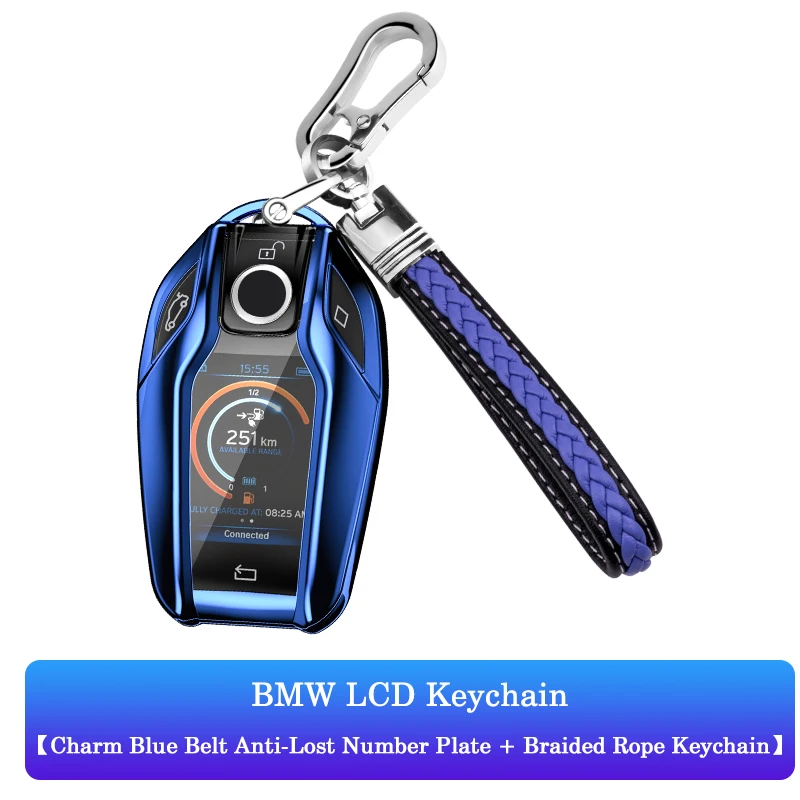 Для BMW ключ чехол крышка светодиодный Дисплей для 5 7 серии G11 G12 G30 G31 G32 i8 I12 I15 G01 X3 G02
