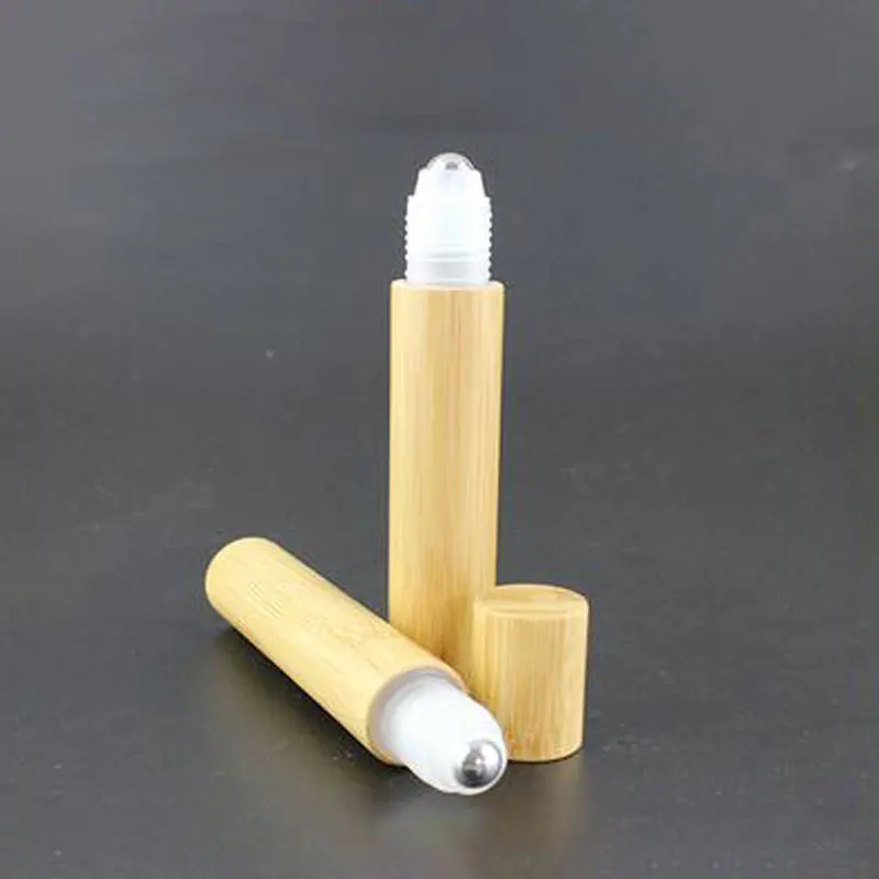 Бамбуковые флаконы для эфирного масла 15 мл Пустые контейнеры косметики