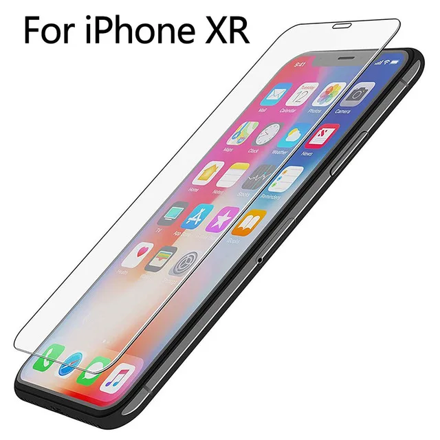 Закаленное стекло для iphone 6 6S 8 7 X XS Max XR 5S SE 11 Pro, защитная пленка для экрана iphone 6 verre tremp - Цвет: For iPhone XR 6.1