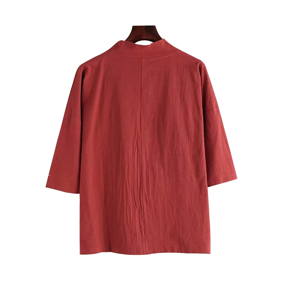 красный черный синий кардиганы женские 2020 кимоно женское японское юката