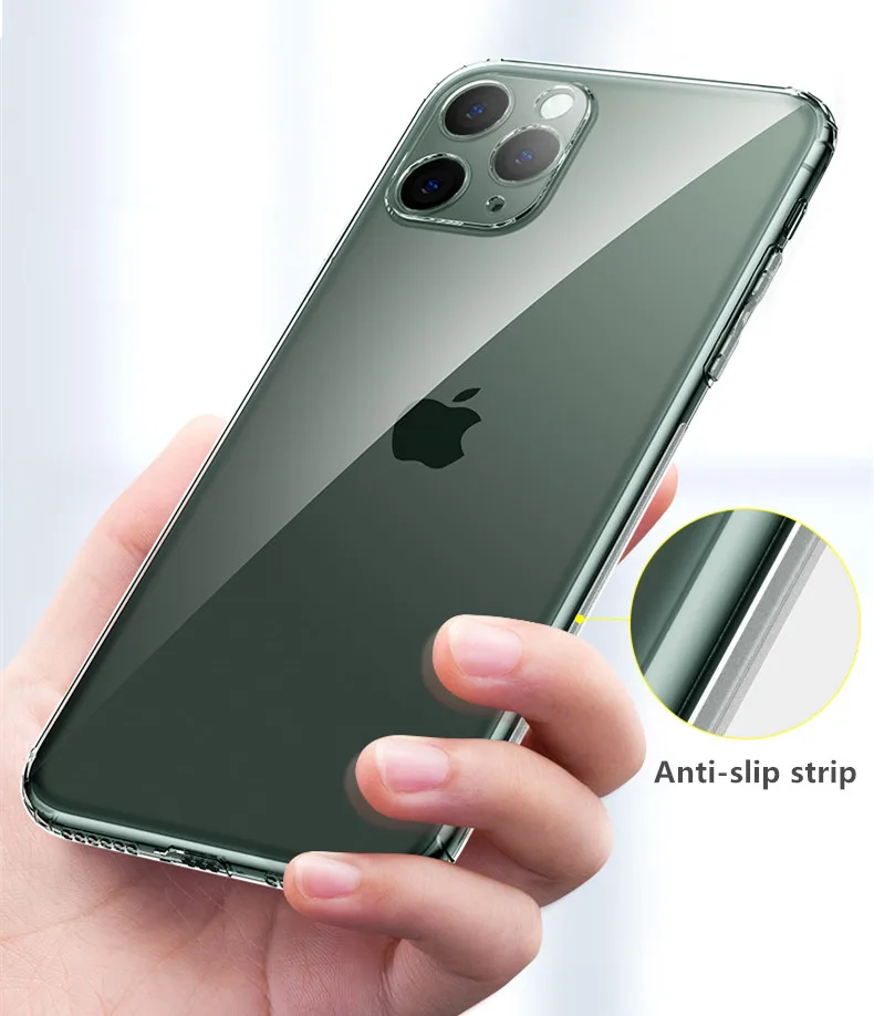 Роскошный Силиконовый противоударный чехол для iphone XR X XS Max 6 6S 7 8 Plus прозрачный мягкий модный iphone 11 PRO MAX чехол для телефона