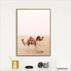 Пейзаж пустыни верблюд художественные принты и плакаты настенные картины холст живопись для гостиной Бохо Искусство украшение для дома