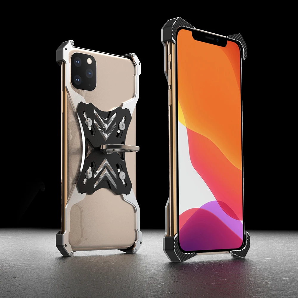 R JUST авиационный алюминиевый бампер чехол для Iphone 11 Pro 11Pro MAX противоударный
