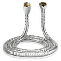 stainless steel flexible shower hose long bathroom shower water hose extension plumbing pipe pulling tube bathroom accessories