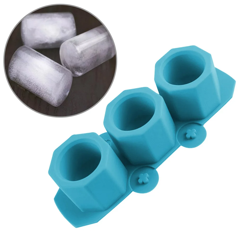 

DIY Mold Silicone Multifunction Handicrafts Mould Non-stick Heat-resistant Polygonal Ice Cube Mold for Cake Flowerpot