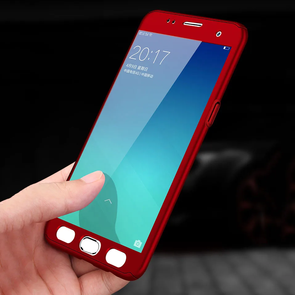 360 Полное покрытие ПК Жесткий Чехол для samsung Galaxy A70 A60 A50 A40 A30 A20 A10 A9 A7 A8 M30 M20 S7 S6 S5 обратите внимание на возраст 3, 4, 5, чехол с Стекло