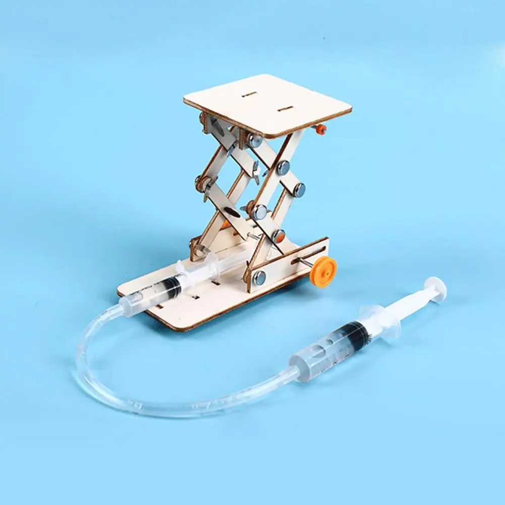 

DIY Hydraulic Lift Table Model Kit Students School Science Experiment Toys