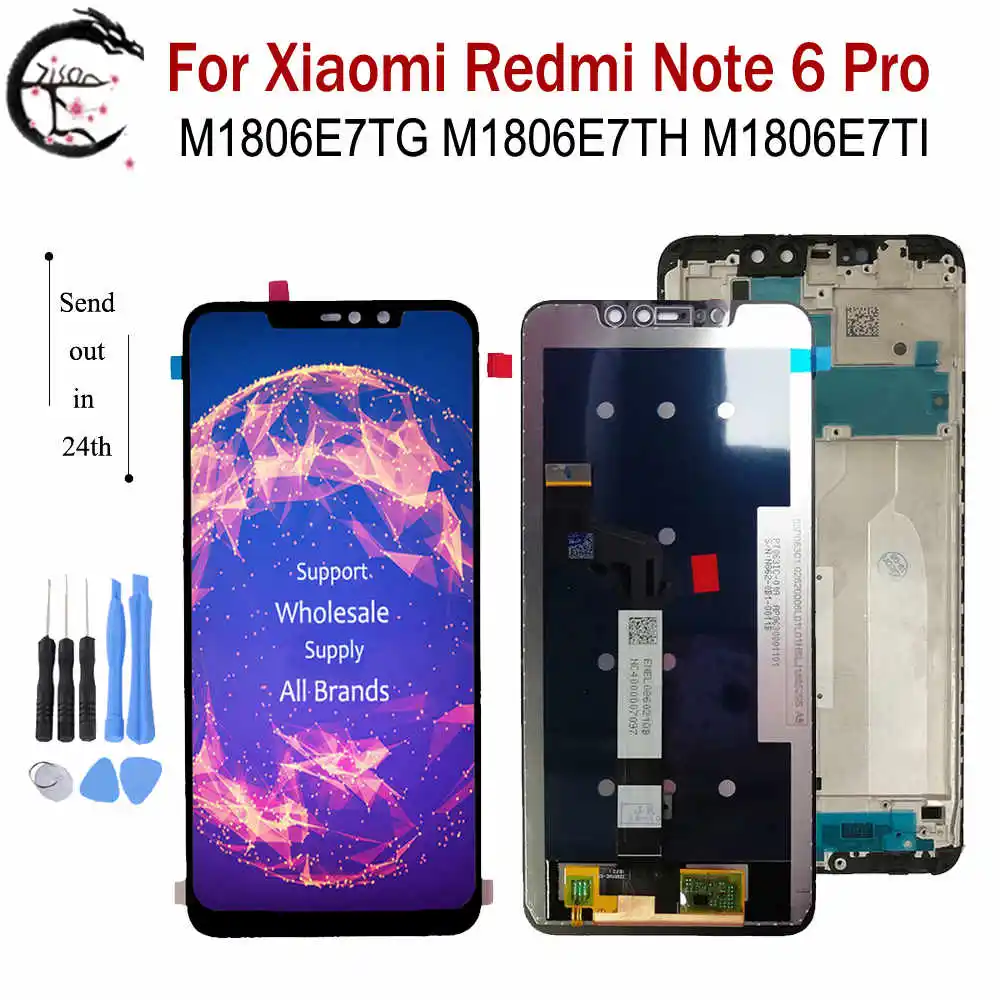 ЖК дисплей 6 26 дюйма с рамкой для Xiaomi Redmi Note Pro сенсорный датчик дигитайзер в сборе