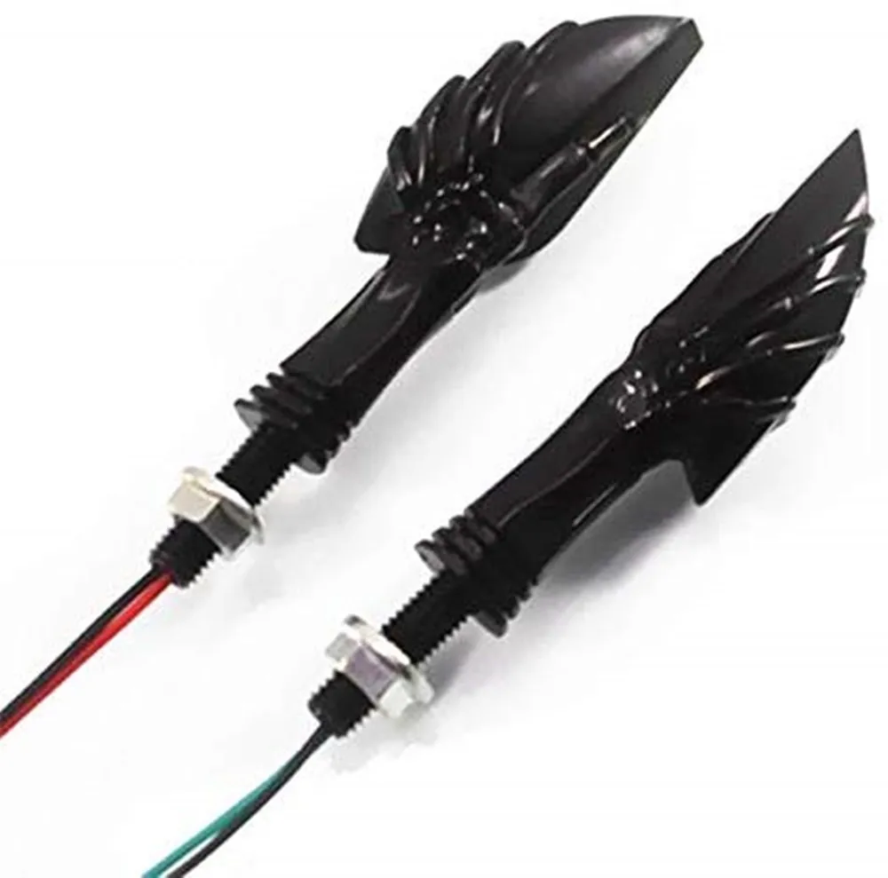 Светодиодный индикатор поворота для мотоцикла 2x лампа с черепом Honda Yamaha Harley Electra