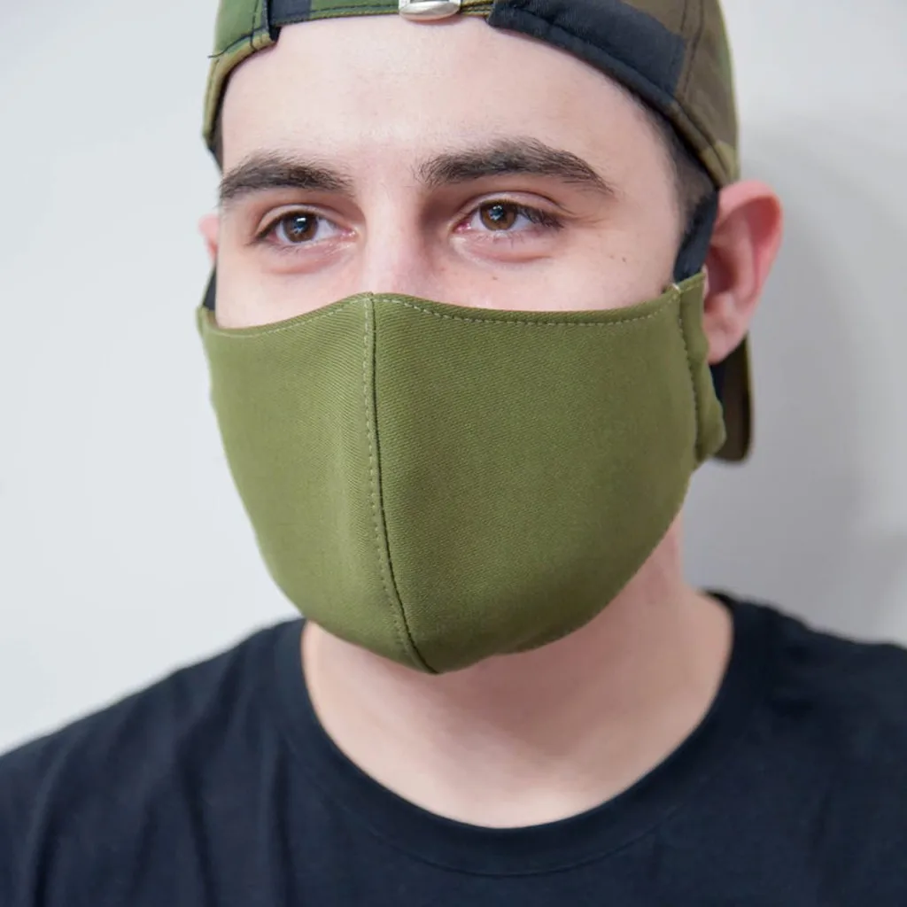 Anti Dust Facemask Cotton Breathable Pure Color Mouth Mask Unisex Face Reusable Mascarillas Masque De Protection Lavable | Спорт и
