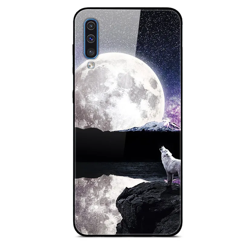 11 Для samsung A70 чехол закаленное Стекло жесткая накладка на заднюю панель для samsung Galaxy A30S A50S A10S чехол для телефона бампер A10 A20 A30 A40 A50 70 - Цвет: 11