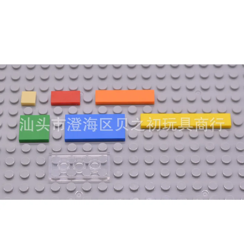 

100g Bulk Parts 1x4 Smooth Flat Bricks Building Blocks Plastic Plate MOC Figures Model Assemble Educational Toys for kids 2431