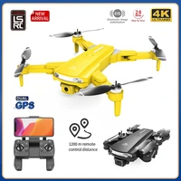 jinheng ls25pro drone gps 6k professional hd dual camera brushless aerial photography rc foldable quadcopter 1 2km distance toys