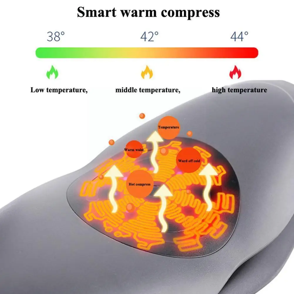 

Lumbar Spine Massager Remote Control Physiotherapy Vibration Disc Inflatable Compress Lumbar Warm Dynamic Multifunction Tra F0d3