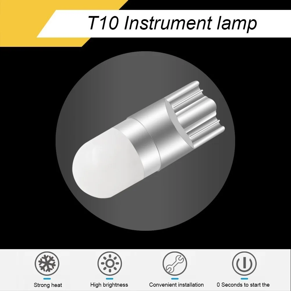 2 шт. T10 светодиодный лампы 12v светодиодный помощи при парковке Универсальный просвет парковка светильник Авто 1 SMD 3030 лампа для чтения внутреннего освещения
