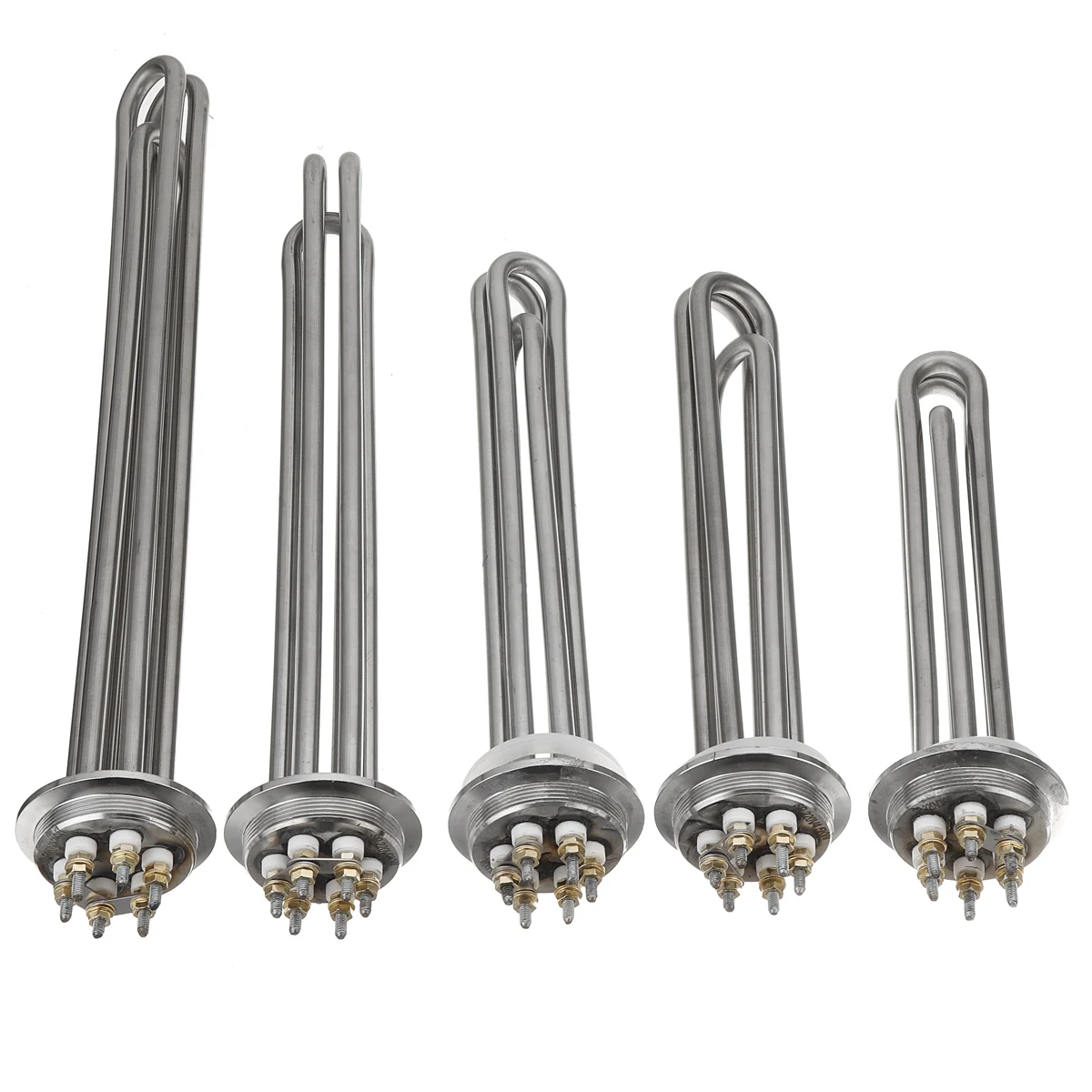 Электрический нагревательный элемент 2 дюйма с тремя зажимами (OD63) 220 В погружной