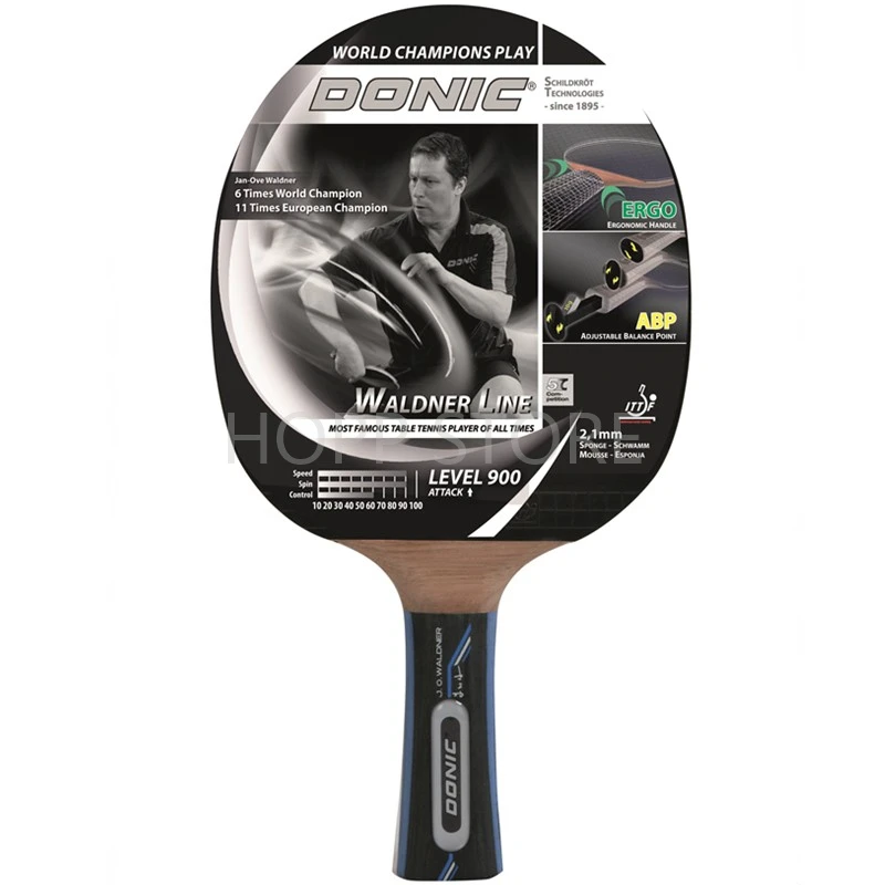 

DONIC WALDNER Line 900 WORLD CHAMPIONS PLAY Table Tennis Racket Original DONIC Ping Pong Bat Paddle