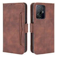 mi 11t t 11 lite ne 5g luxury case leather card removable wallet book skin for xiaomi 11t pro case redmi note 11 t11 phone cover