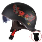 Мотоциклетный шлем Casco унисекс, винтажный шлем в стиле ретро для мотогонок, для мужчин и женщин