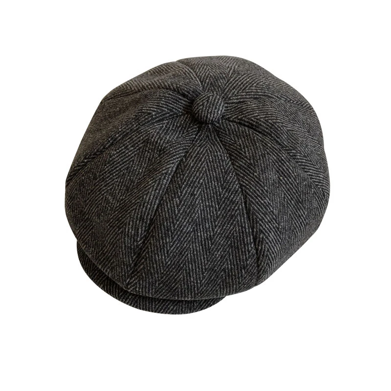 Томми Шелби Для мужчин береты Топ Класс Винтаж в елочку виде восьмиугольника с