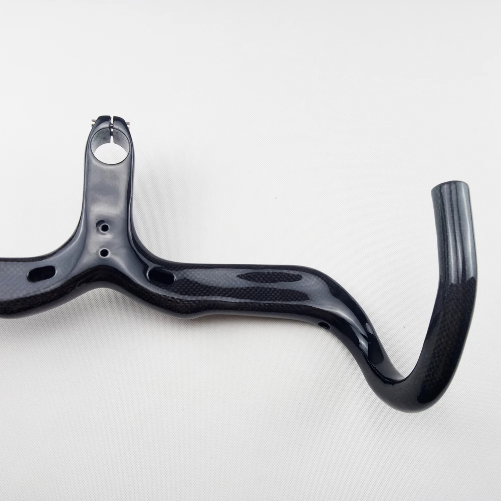 Велосипедный углеродный штурман No logo Bike Carbon Road Handlebar 2019 3K Gloss.