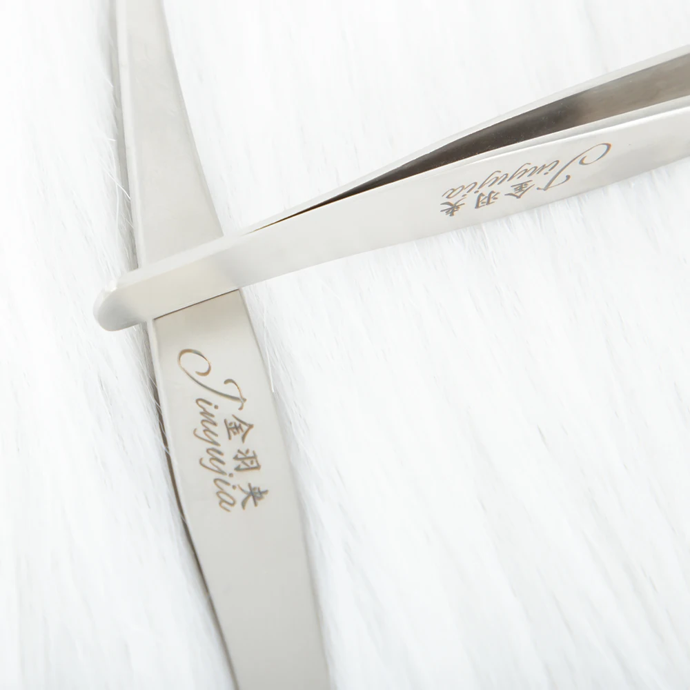 100% ультра точный Пинцет для ресниц из нержавеющей стали наращивания