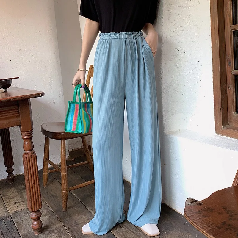 A259-Summer trendy one button skinny pants wide leg | Мужская одежда