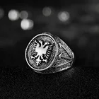 Винтажное кольцо Cxwind с логотипом, ретро-кольцо с изображением орла герб России, вечерние ювелирные изделия в подарок