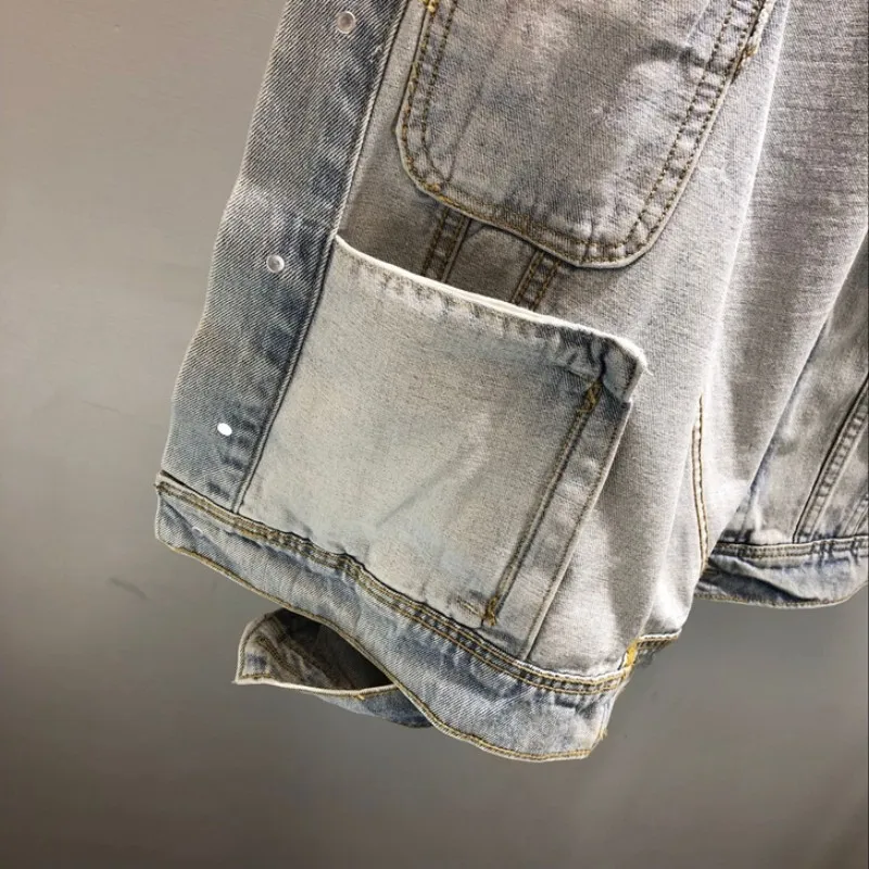 Женская ВИНТАЖНАЯ ДЖИНСОВАЯ КУРТКА однобортная куртка с отложным воротником и