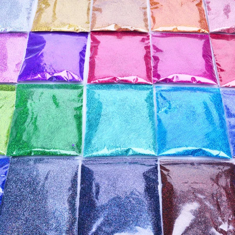 21 шт./компл. 0 2 мм голографический блеск для ногтей порошковый блестящие лазерные