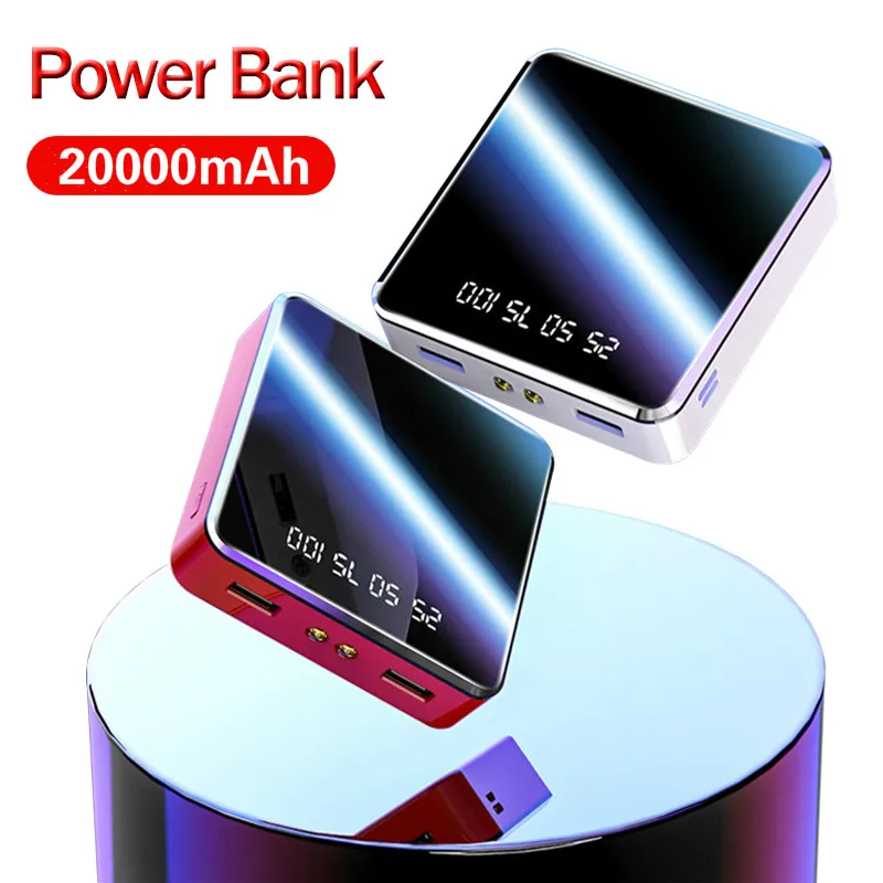 20000 мАч Внешний аккумулятор портативное USB зарядное устройство мобильный внешний