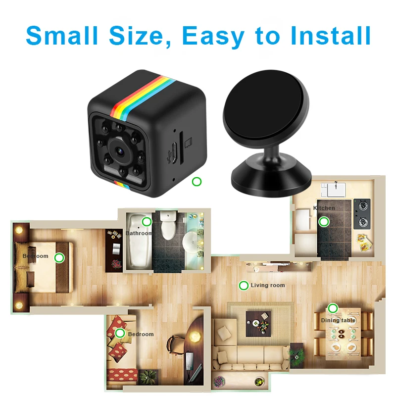 Upgrad Version SQ11 IP Camera HD WIFI Small Mini Camera Cam 1080P Video Sensor Night Vision Camcorder Micro Cameras DVR Motion